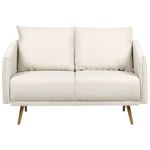 Sofa 2-osobowa beżowa MAURA