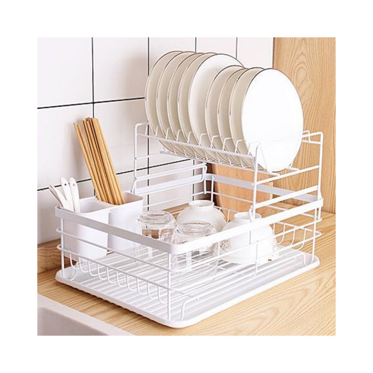 Elitehoff suszarka do naczyń z ociekaczem i tacą E8078