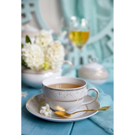 Garnitur do kawy dla 12 osób 40 el. Yvonne Lea Złota G620