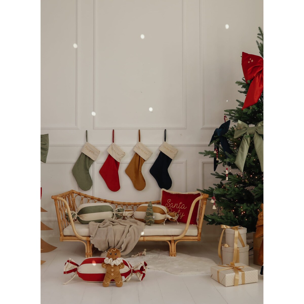 Skarpeta Świąteczna Personalizowana Golden Bronze