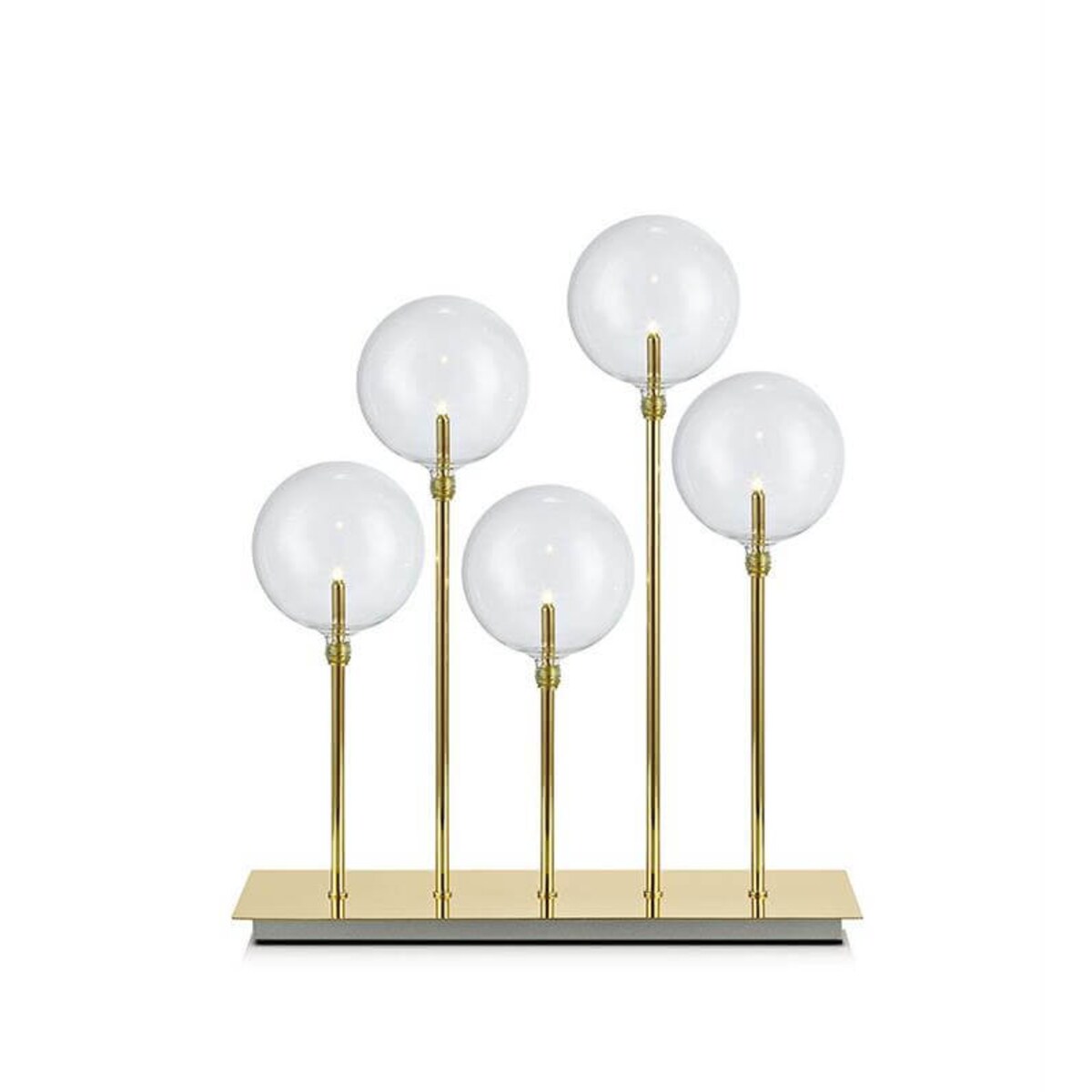 Lampka stołowa dekoracyjna świąteczna Master na komodę złota