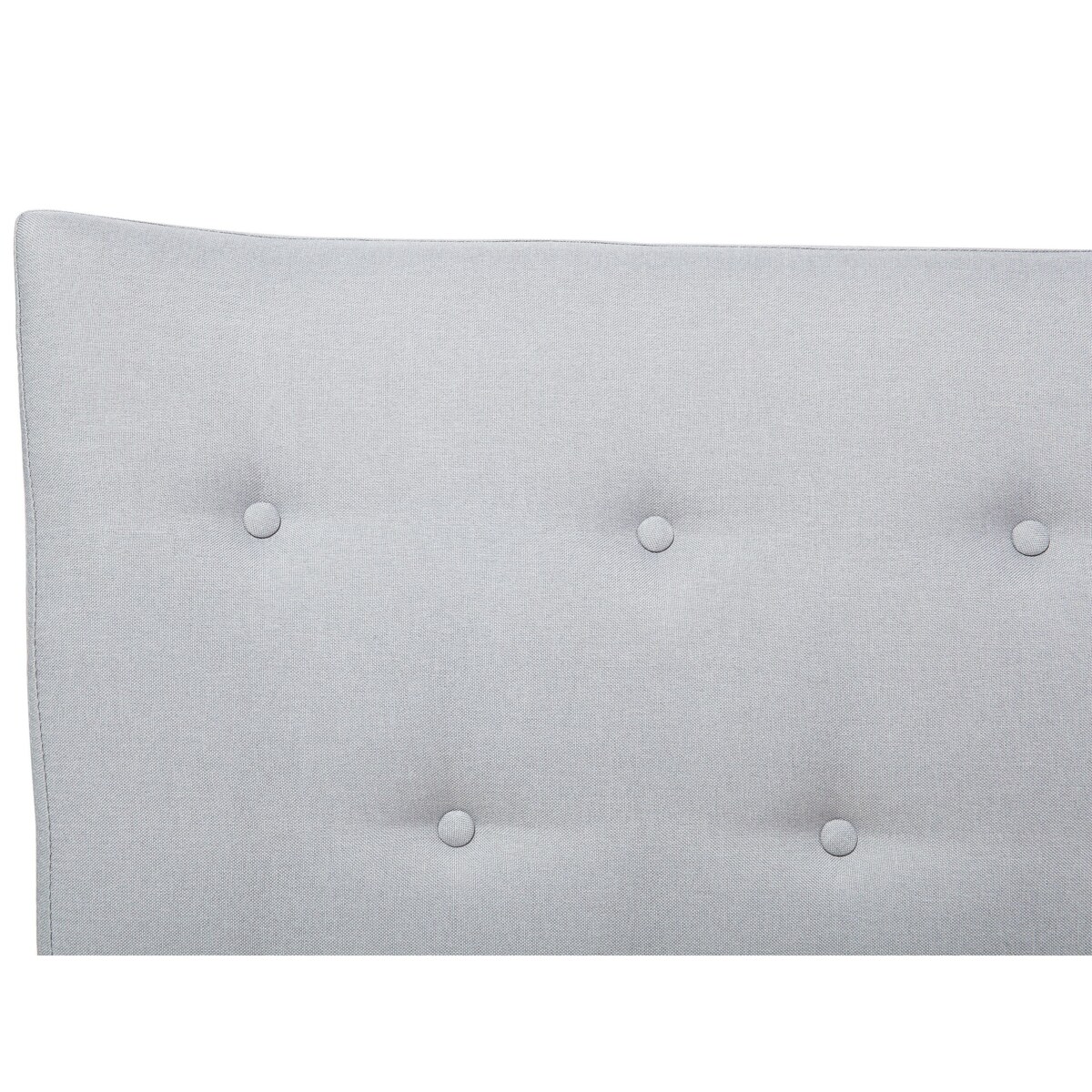 Łóżko tapicerowane 180 x 200 jasnoszare SAVERNE