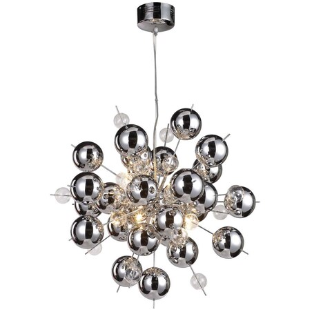 LAMPA wisząca EXPLOSION 7026442 Nave dekoracyjna OPRAWA zwis kulki bubbles bombki chrom