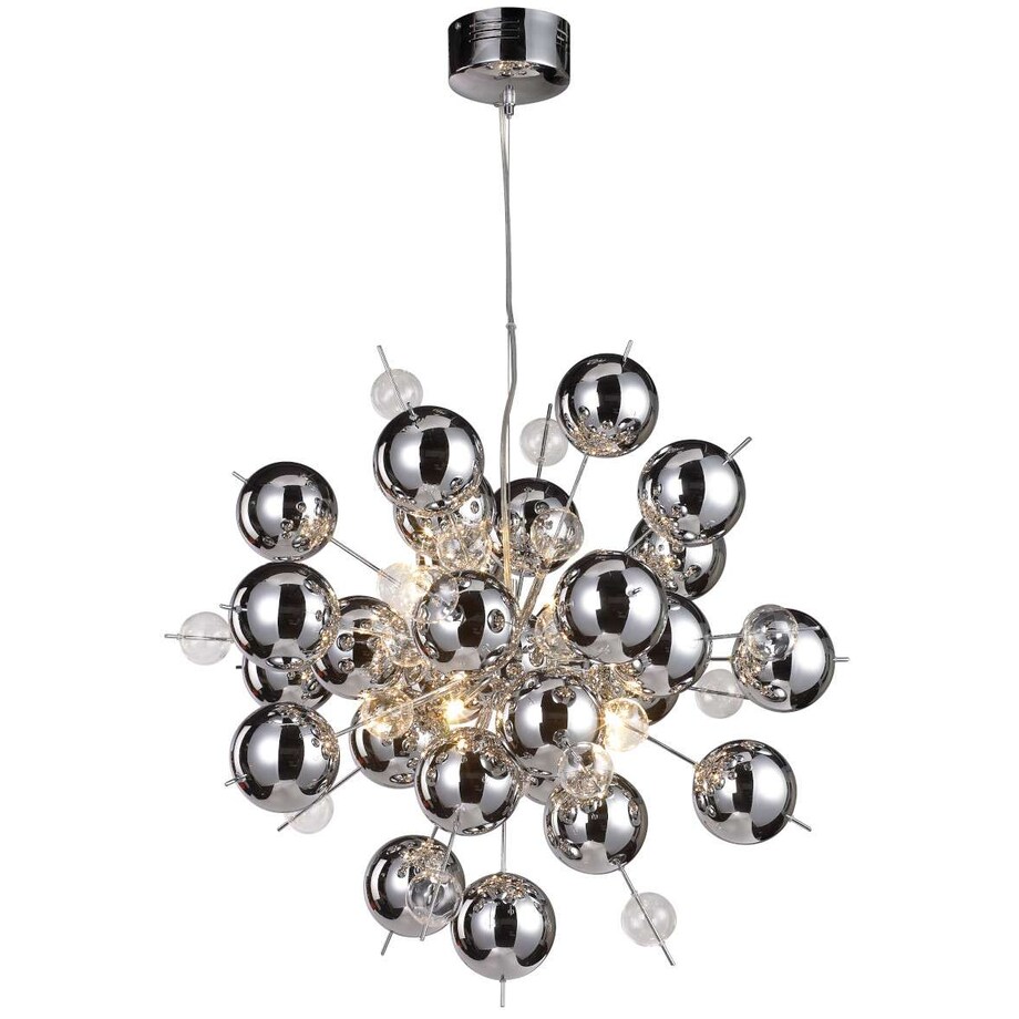 LAMPA wisząca EXPLOSION 7026442 Nave dekoracyjna OPRAWA zwis kulki bubbles bombki chrom