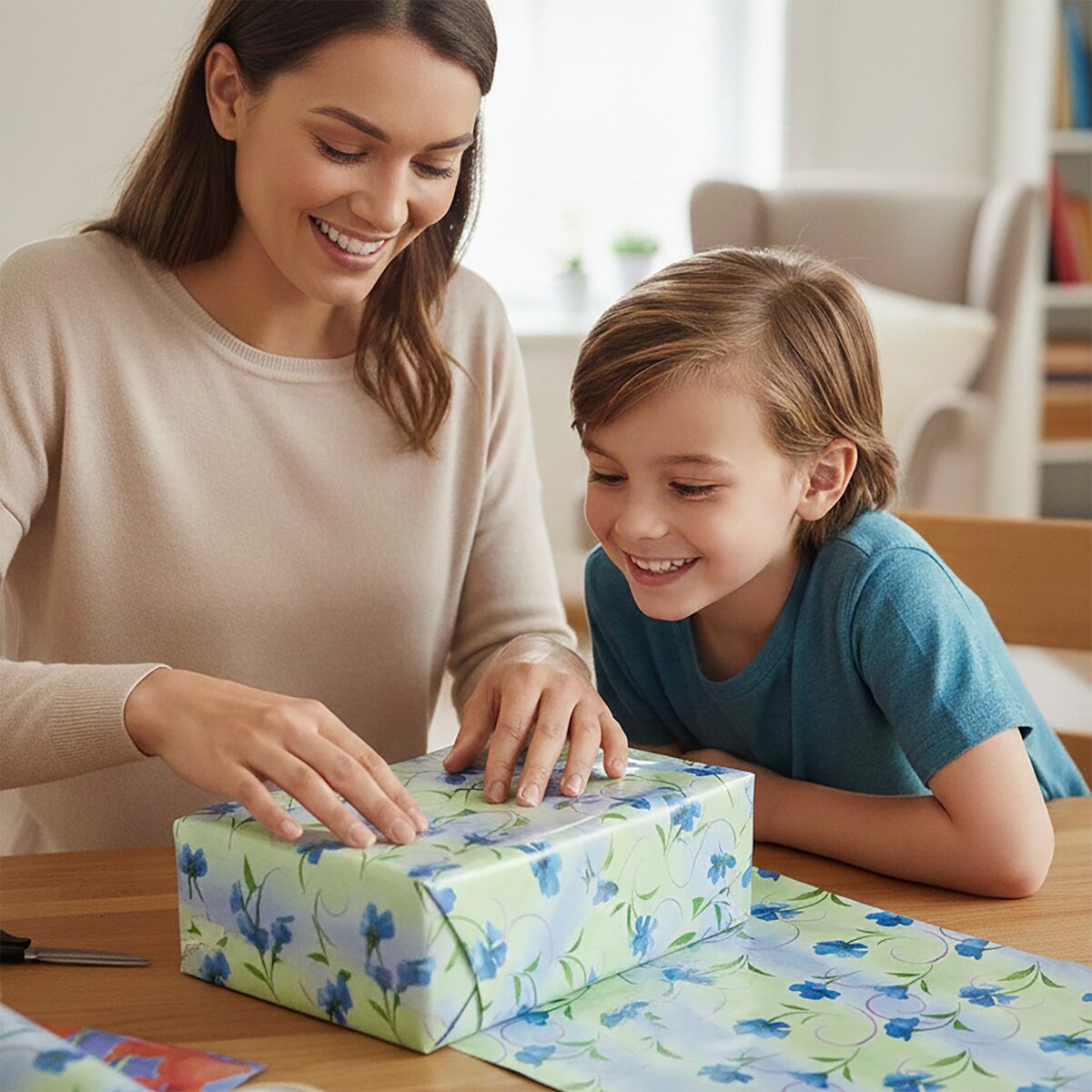 Papier Prezentowy Do Pakowania Prezentów 20 m MEGAROLKA Ozdobny Do Paczek Na Walentynki Urodziny