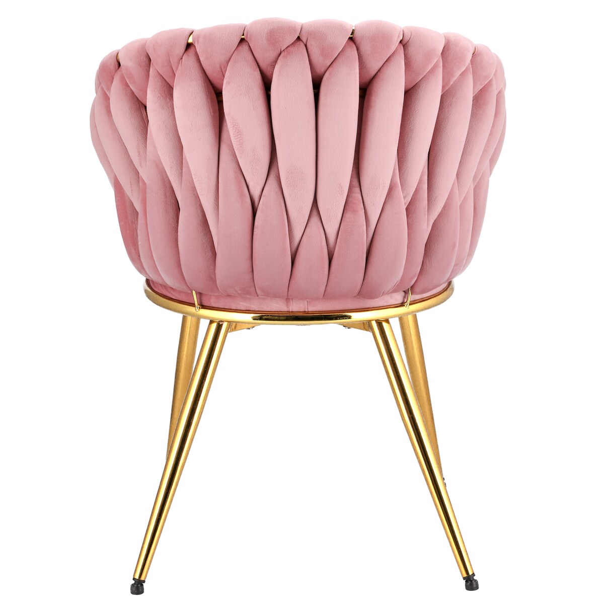Krzesło MOLTO różowe nogi złote