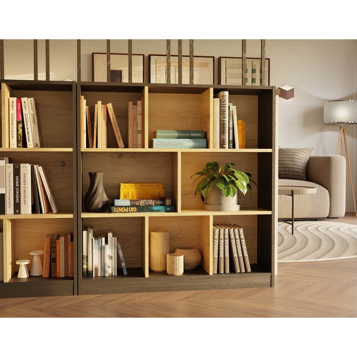 Regał Fiesta 8P ANTRACYT ARTISAN