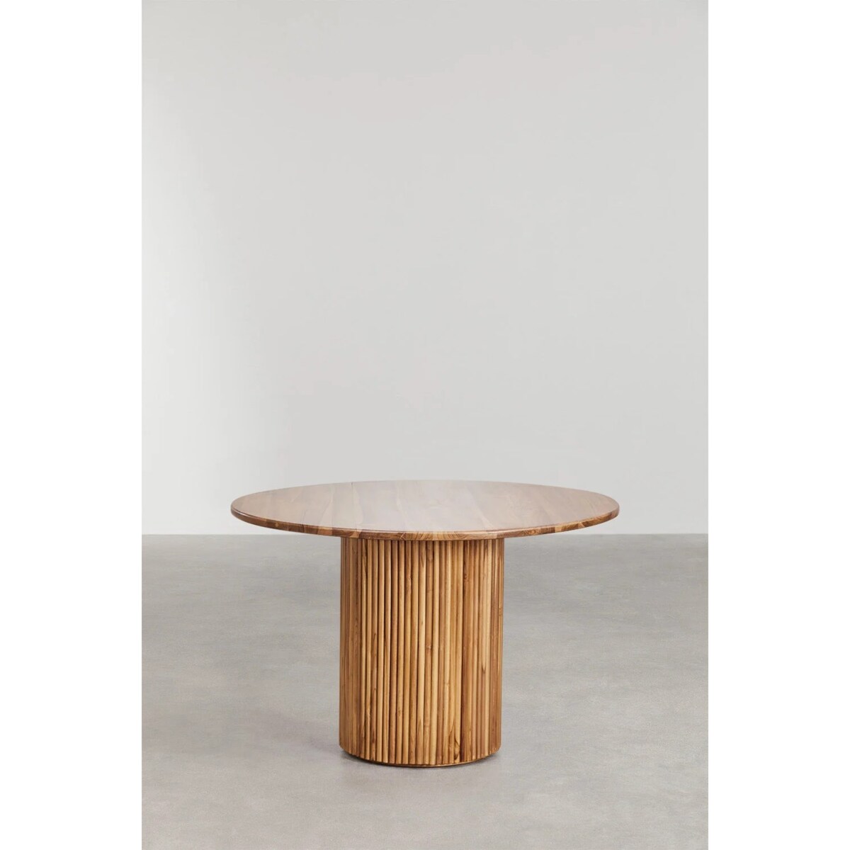 Okrągły stół z drewna tekowego 120 cm Istra