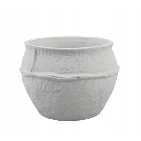 DONICA JULIE terakota biały mat śr. 16cm