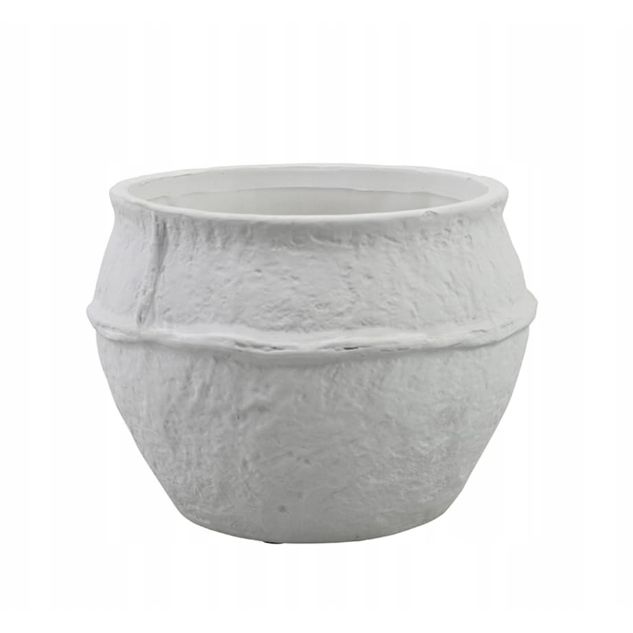 DONICA JULIE terakota biały mat śr. 16cm