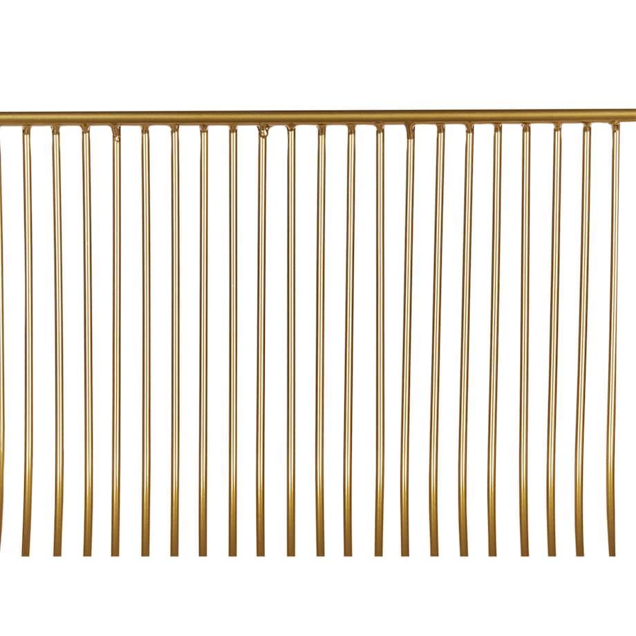 Zestaw 2 krzeseł barowych metalowy złoty FREDONIA