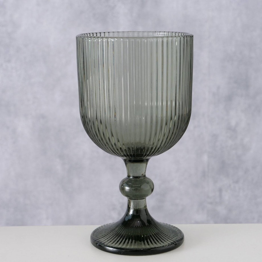 Kieliszek do wina z ryflowanego szkła RIGANO