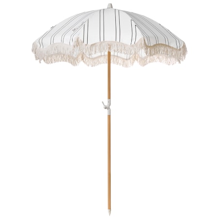 Parasol ogrodowy 155 cm MONDELLO Biały/ czarny