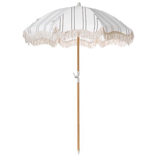 Parasol ogrodowy 155 cm MONDELLO Biały/ czarny