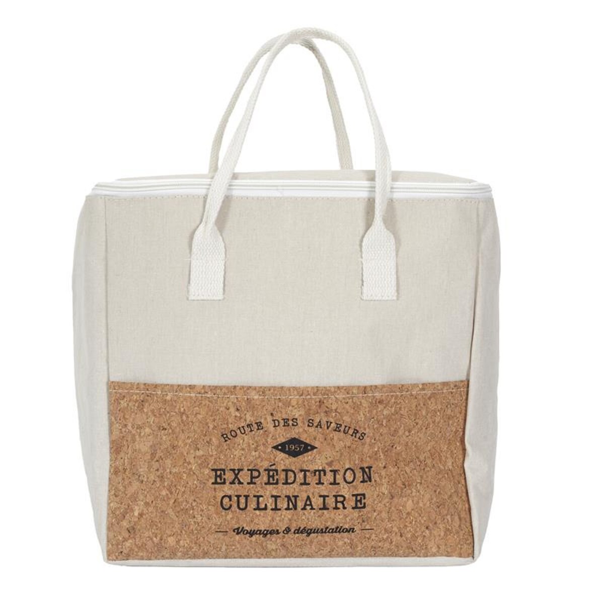TORBA NA LUNCH Refreshing Cork 8L beżowa termoizolacyjna