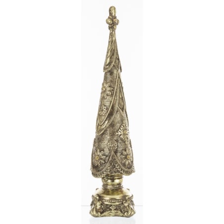 Dekoracja - choinka złota 38x8,5x8,5 cm HETTAR