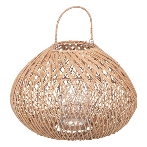 Lampion do altany Lour, rattanowy, wys. 36 cm