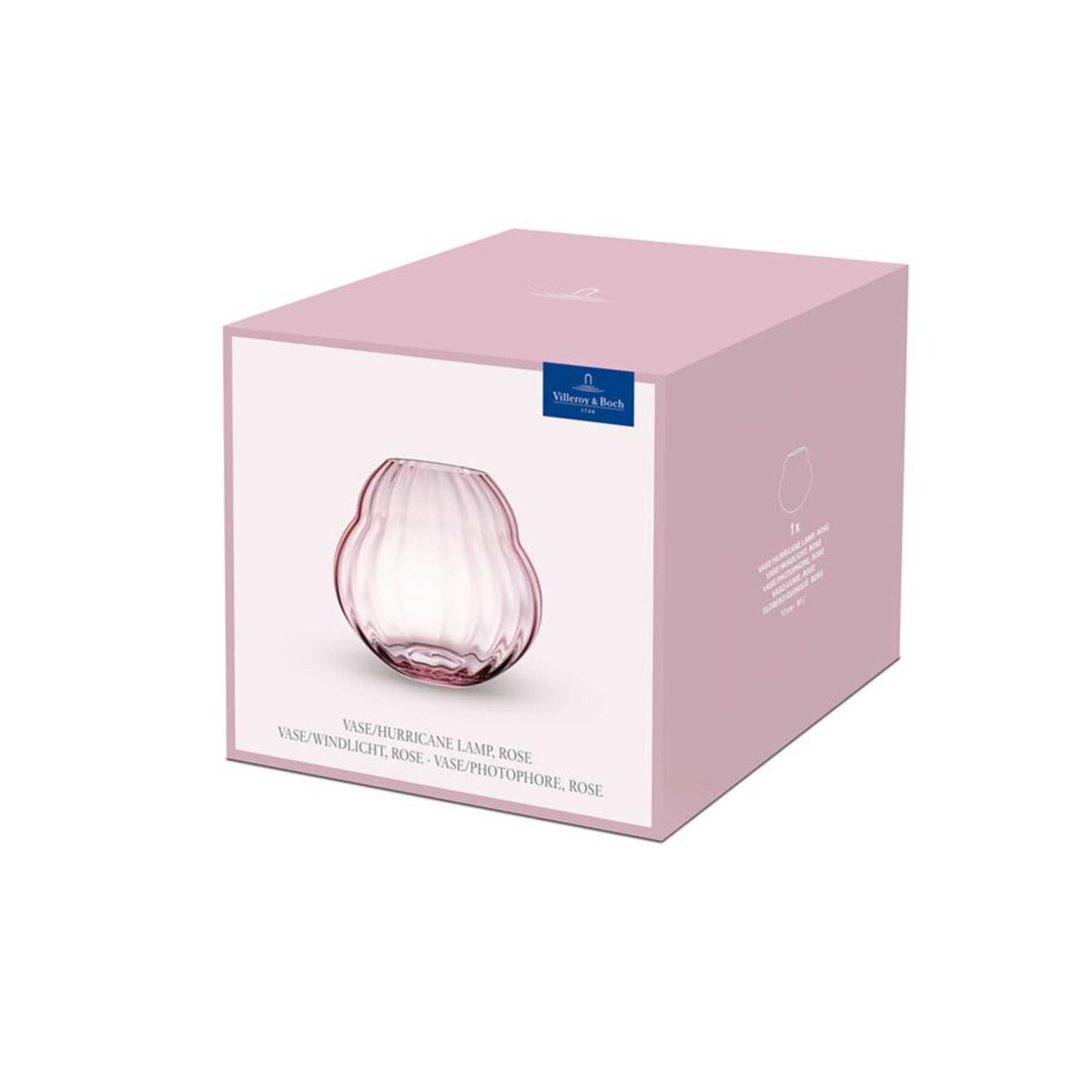 Wazon / świecznik różowy Rose Garden, 17 cm, Villeroy & Boch