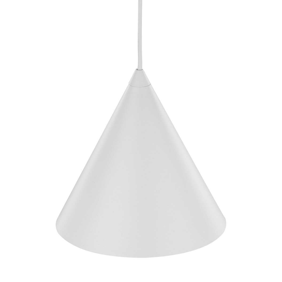 Lampa wisząca biała TK Lighting CONO WHITE 10007 E27 regulowana do salonu kuchni jadalni
