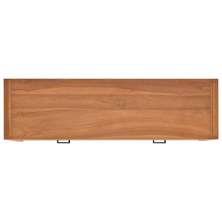 vidaXL Szafka pod telewizor, 120x40x45 cm, lite drewno tekowe