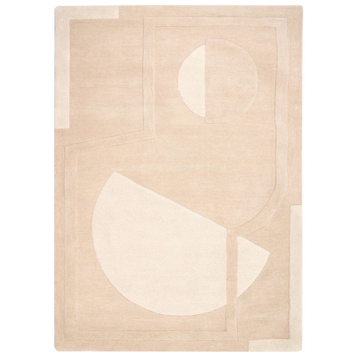 Dywan GAYA Beżowy 160 x 230 cm Wełna