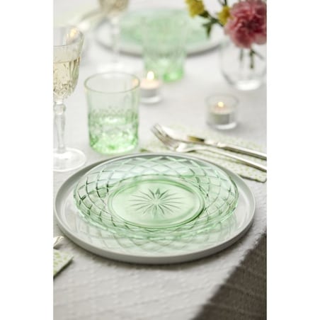 Talerze Sorrento 21 cm 4 sztuki zielone 32010