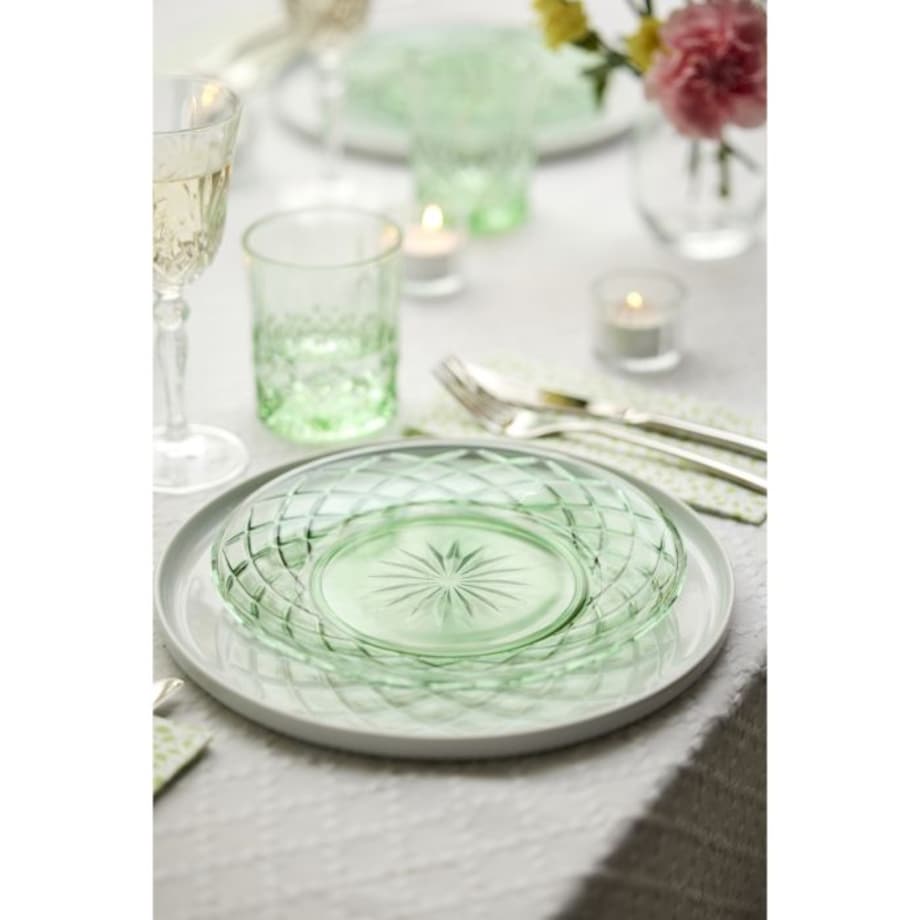 Talerze Sorrento 21 cm 4 sztuki zielone 32010
