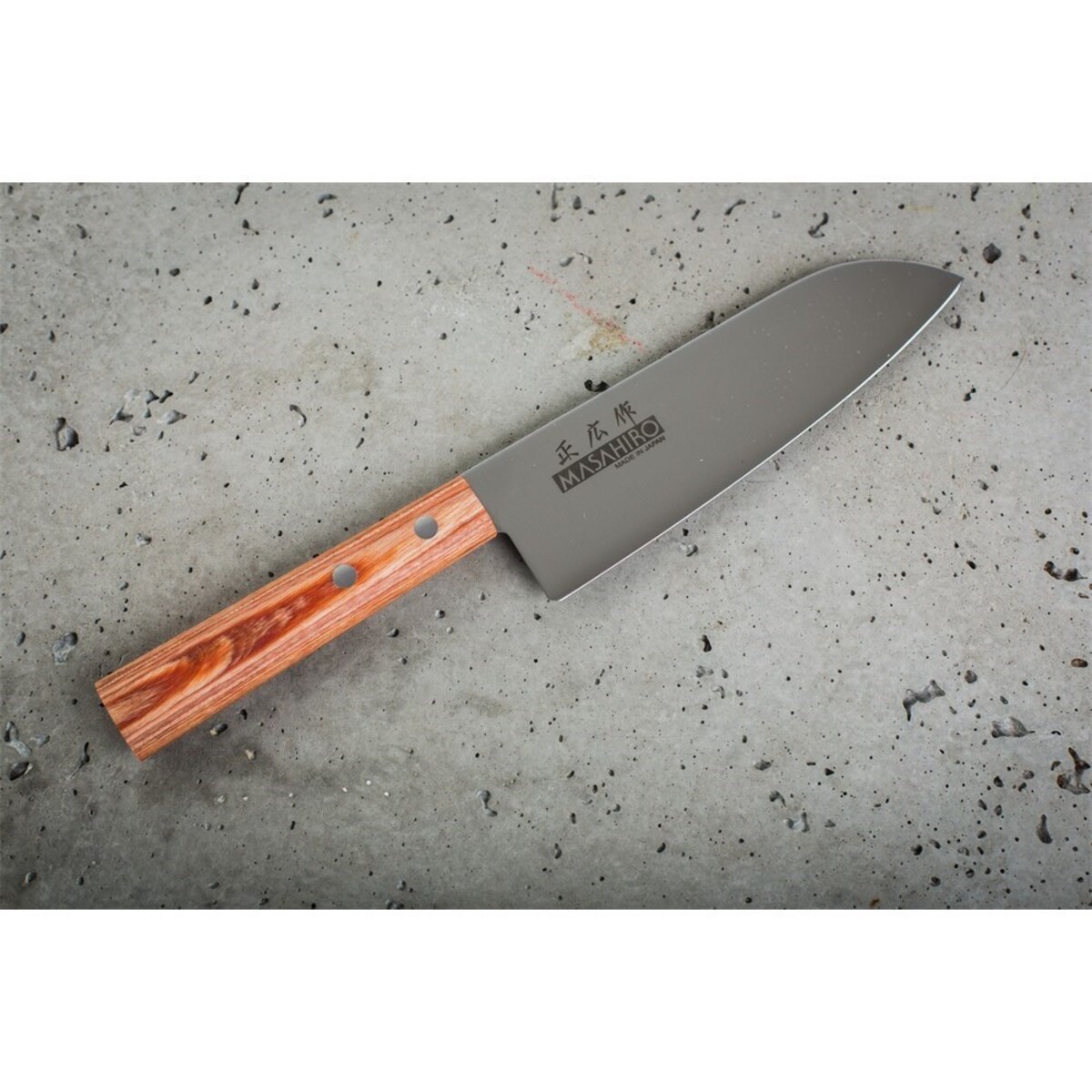 Masahiro nóż sankei santoku 165mm brązowy 35921