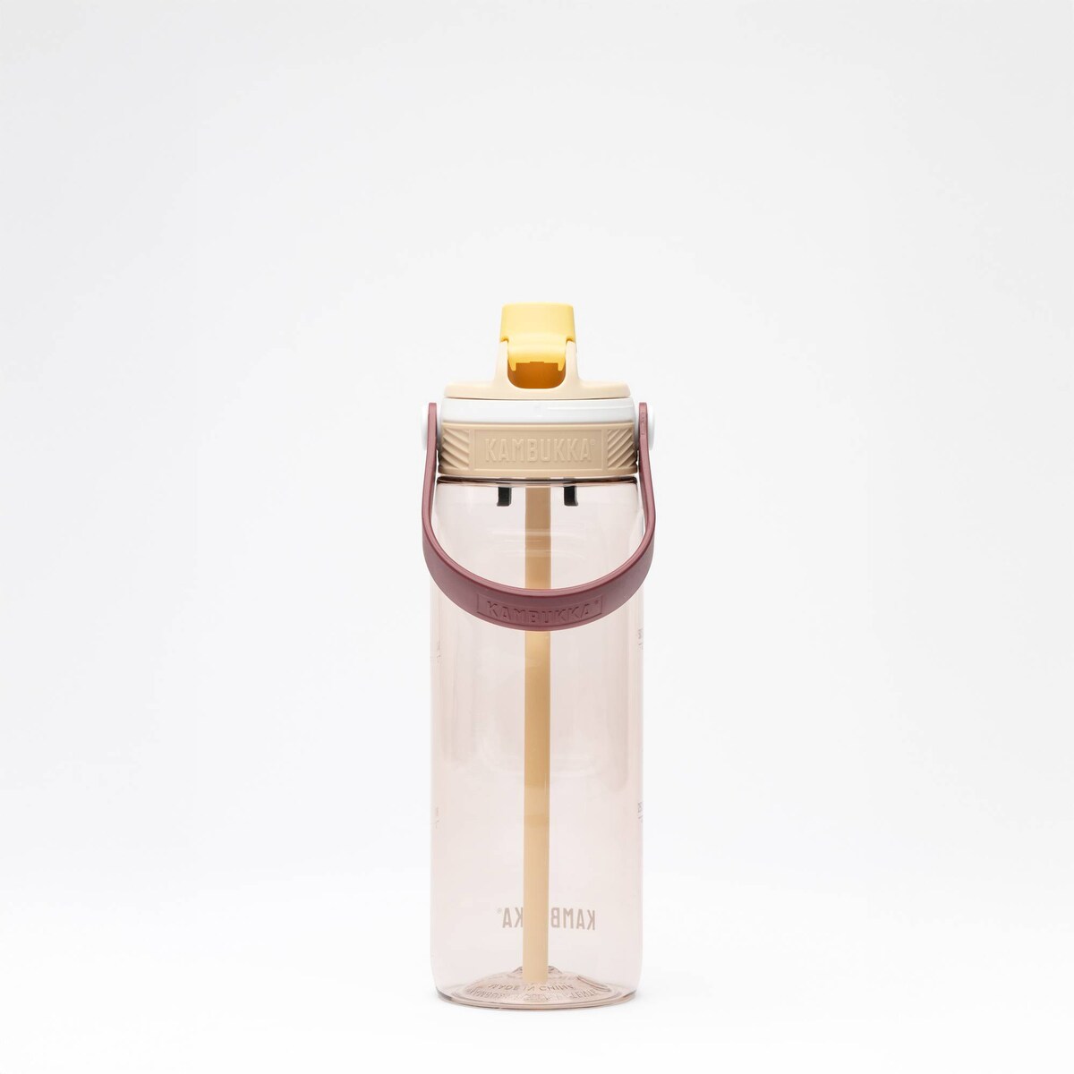 Butelka na wodę z tritanu bidon sportowy ze słomką Dupla 750ml - Desert Sand