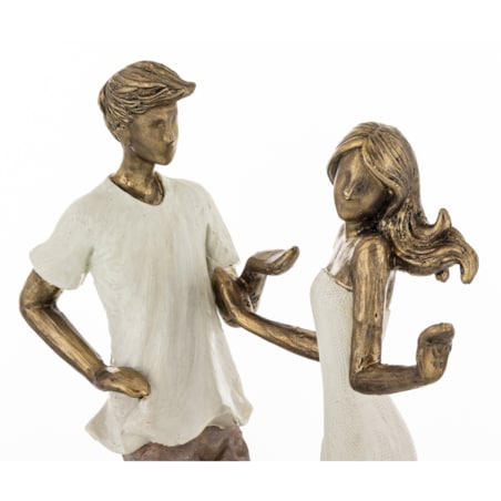 Dekoracja - Para na parkiecie 25x16,5x8,5 cm TANCERZE