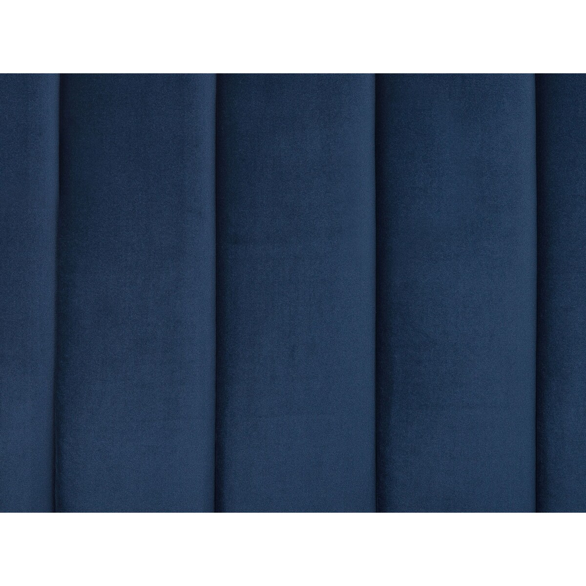 Łóżko welurowe 180 x 200 cm niebieskie MARVILLE