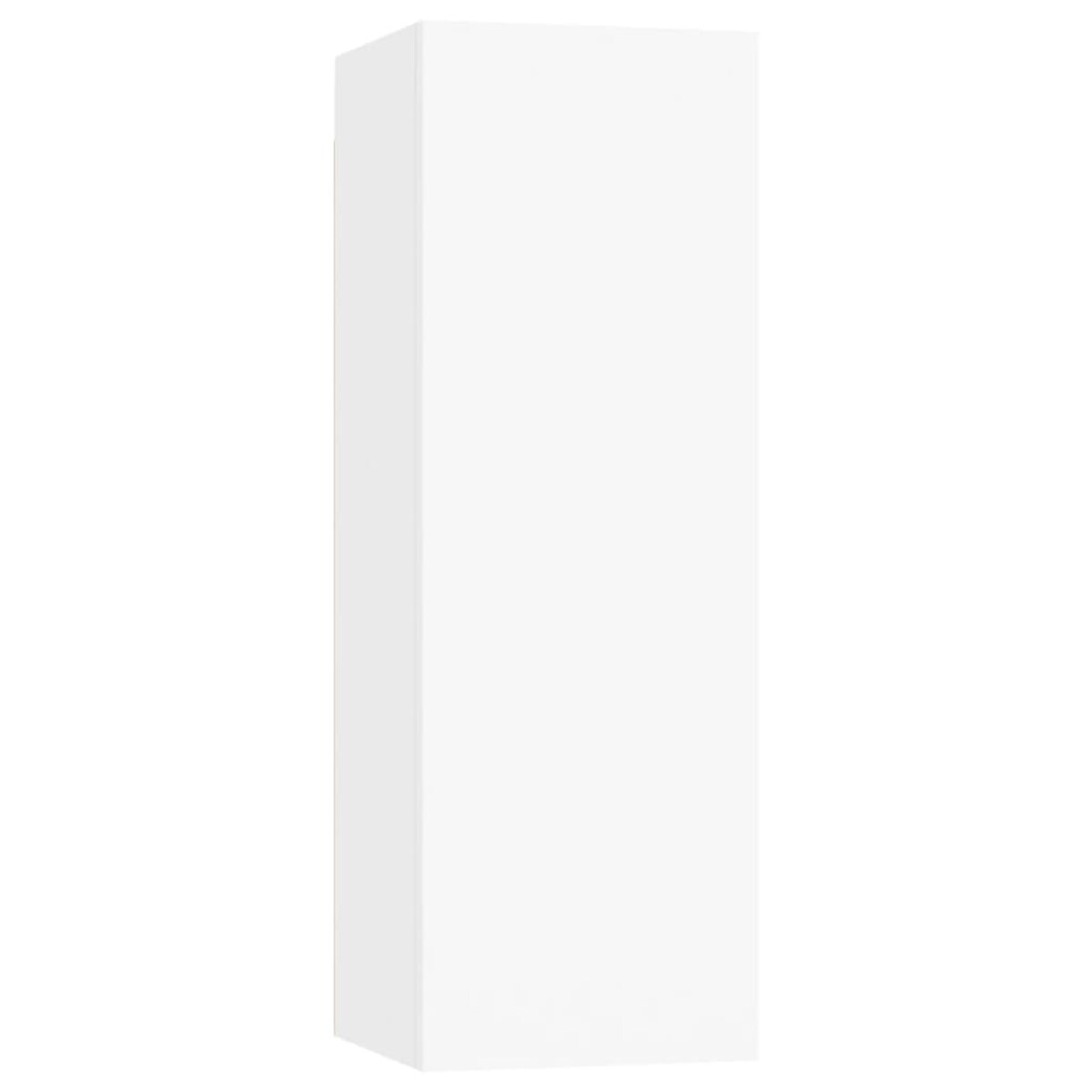 vidaXL 6-cz. zestaw szafek TV, biały, materiał drewnopochodny