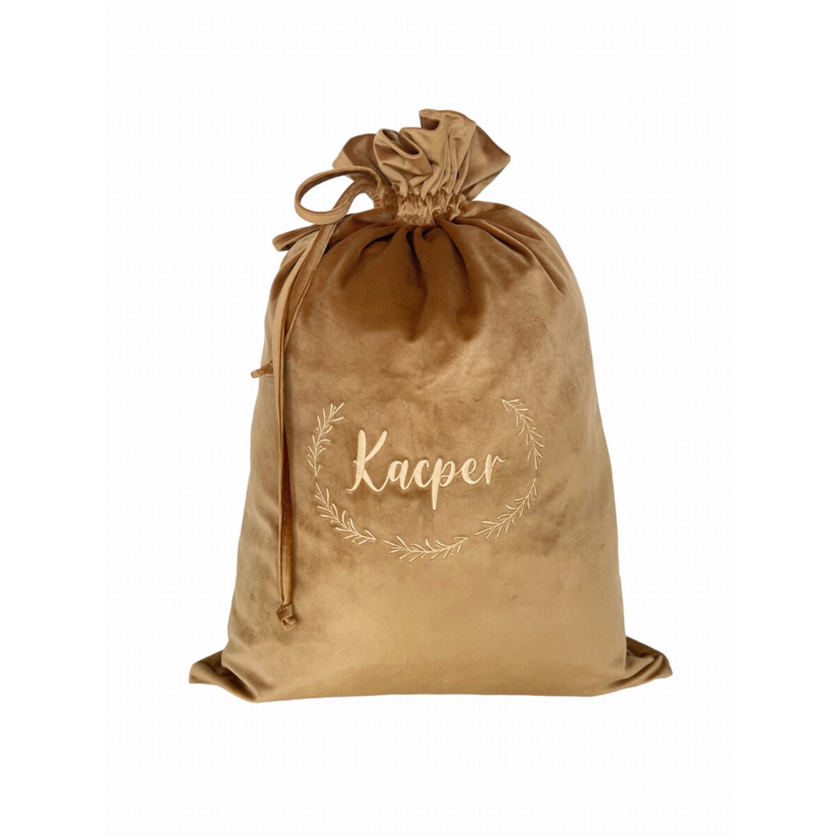 Christmas bag golden bronze - MERRY and BRIGHT