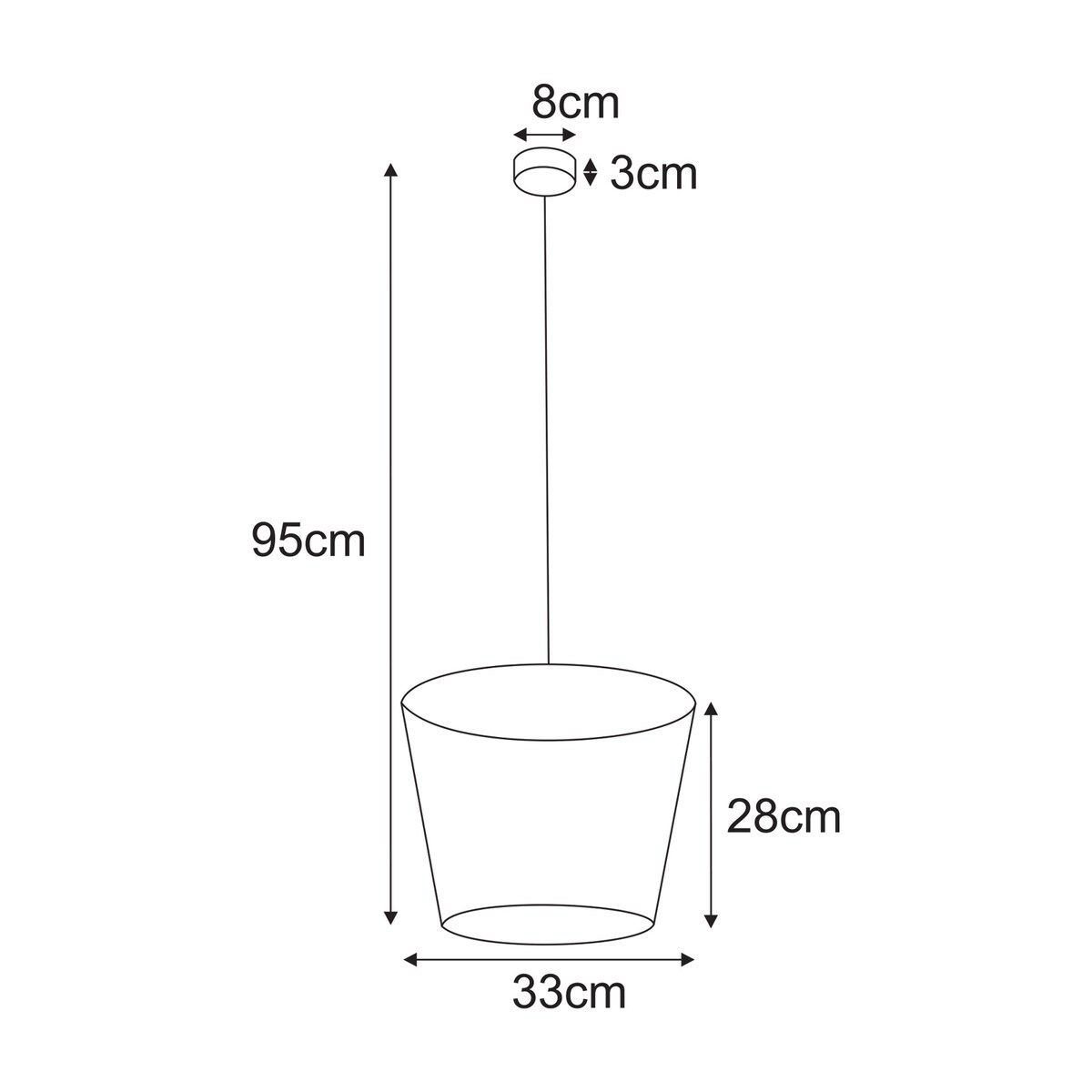 Lampa wisząca K-5815 z serii LIVIA