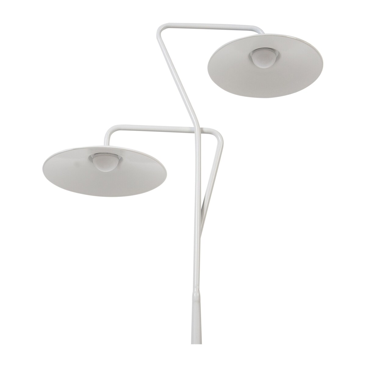 Lampa podłogowa LED metalowa biała GALETTI