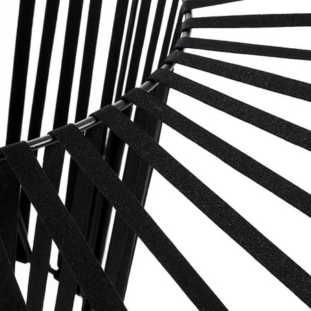 Abażurowa lampa wisząca Capello DW8098/M King Home czarna do pokoju nad stół