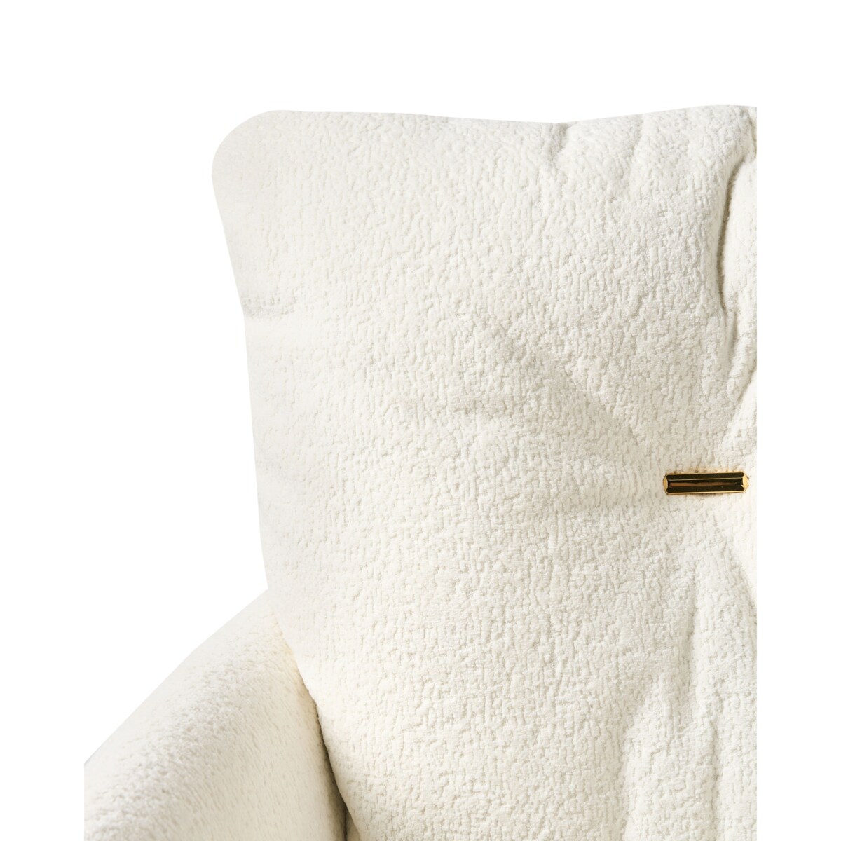 Krzesło obrotowe ALPINE Boucle Złamana biel