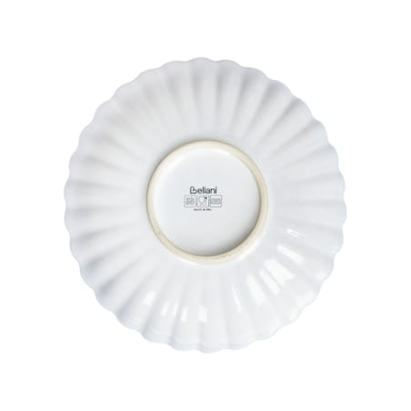 Zestaw 8 głębokich talerzy NETTLE Kamionka Złamana biel