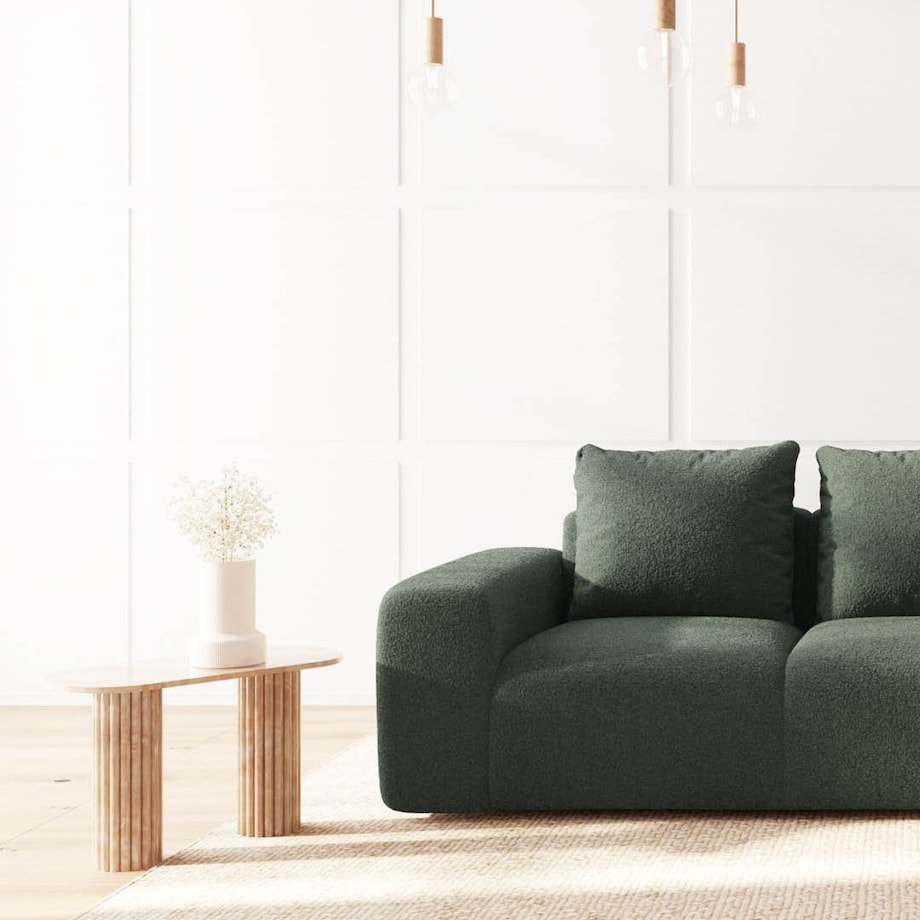 Monce Sofa 3 osobowa ciemnozielona