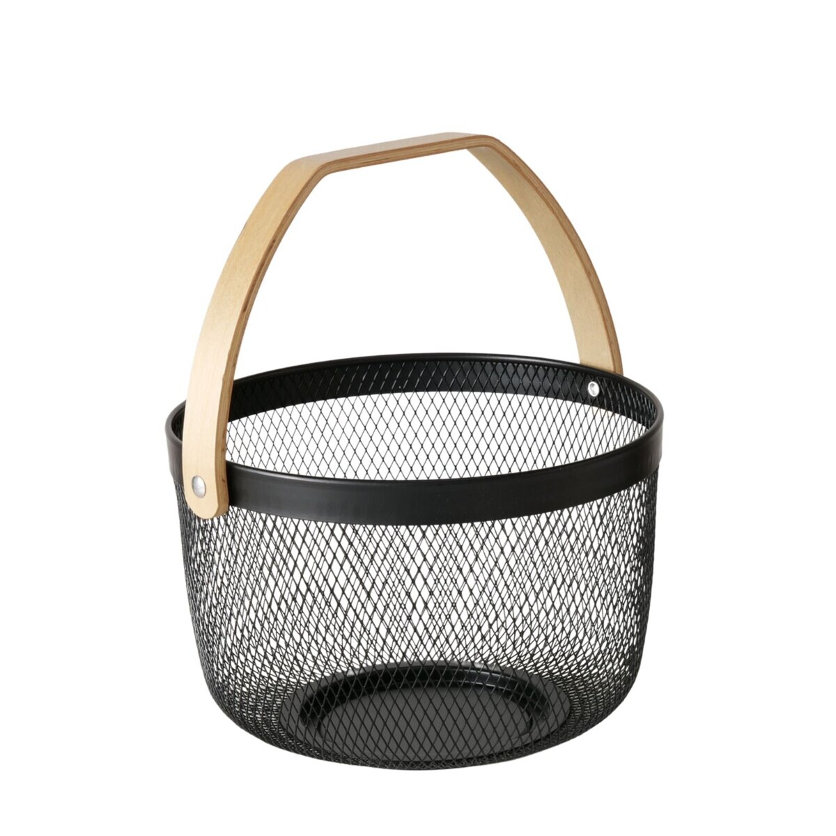 Koszyk dekoracyjny z metalu KOLEO, Ø 17 cm