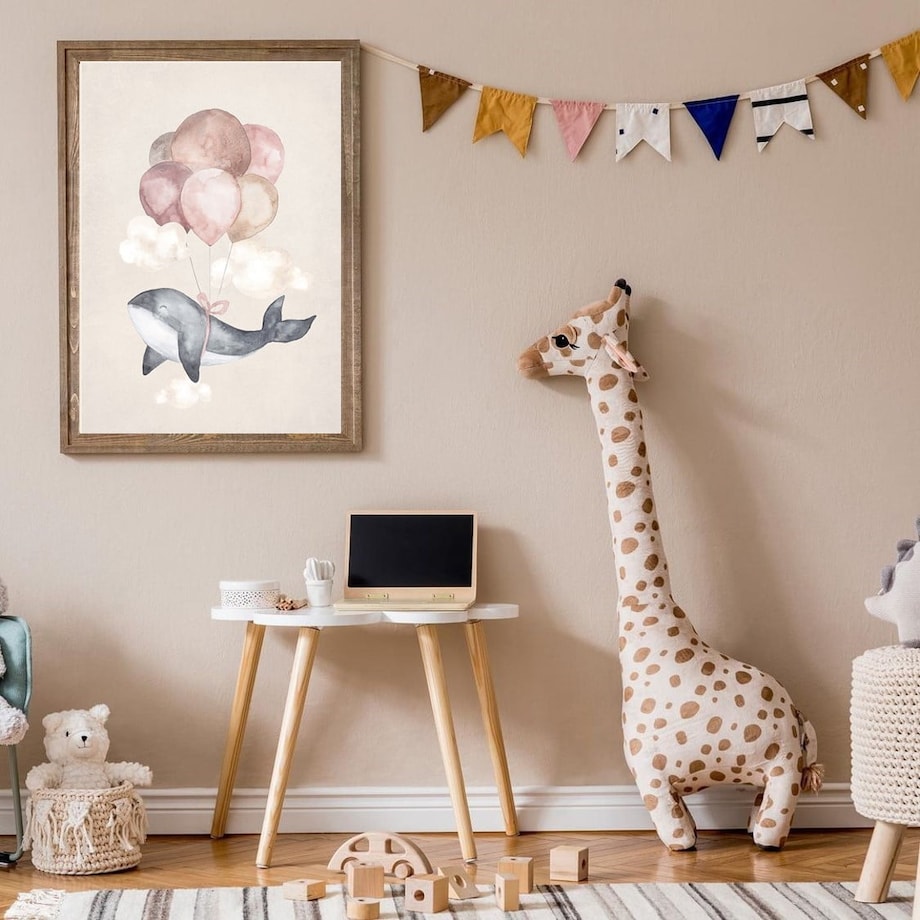 Poster Story, Plakat, Obraz - Wieloryb Marzyciel, wymiary 70 x 100 cm