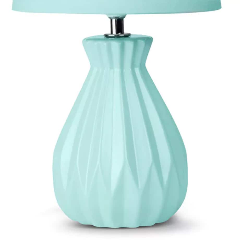 KONSIMO SOTER Lampa stołowa kolor miętowy