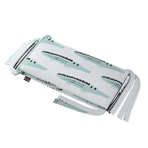 Ochraniacz do łóżeczka, ecru-zielony, 180x30cm, Magic Collection