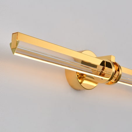 Lampa ścienna kinkiet LOVELY LED złota 58 cm