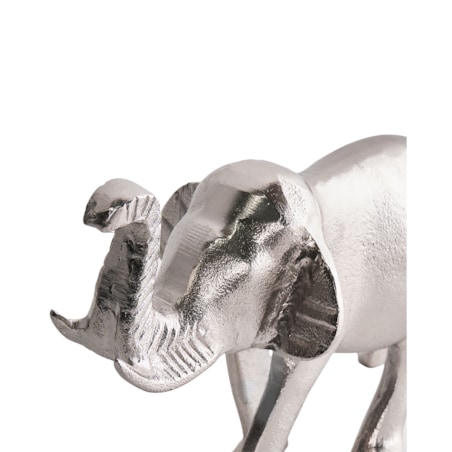 Figurka dekoracyjna Słoń MIOGOST Metal Srebrny