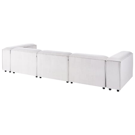 Sofa modułowa dla 3 osób ARDAL Złamana biel Sztruks