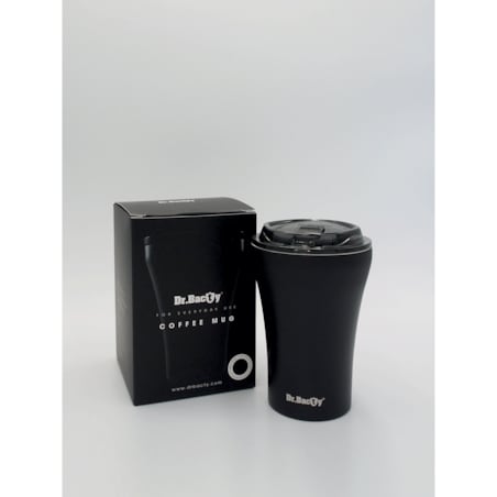 Kubek na kawę termiczny Dr.Bacty Apollo 227 ml - Cudnie - czarny
