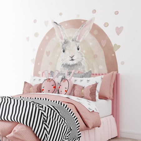 Naklejka na ścianę Królik L