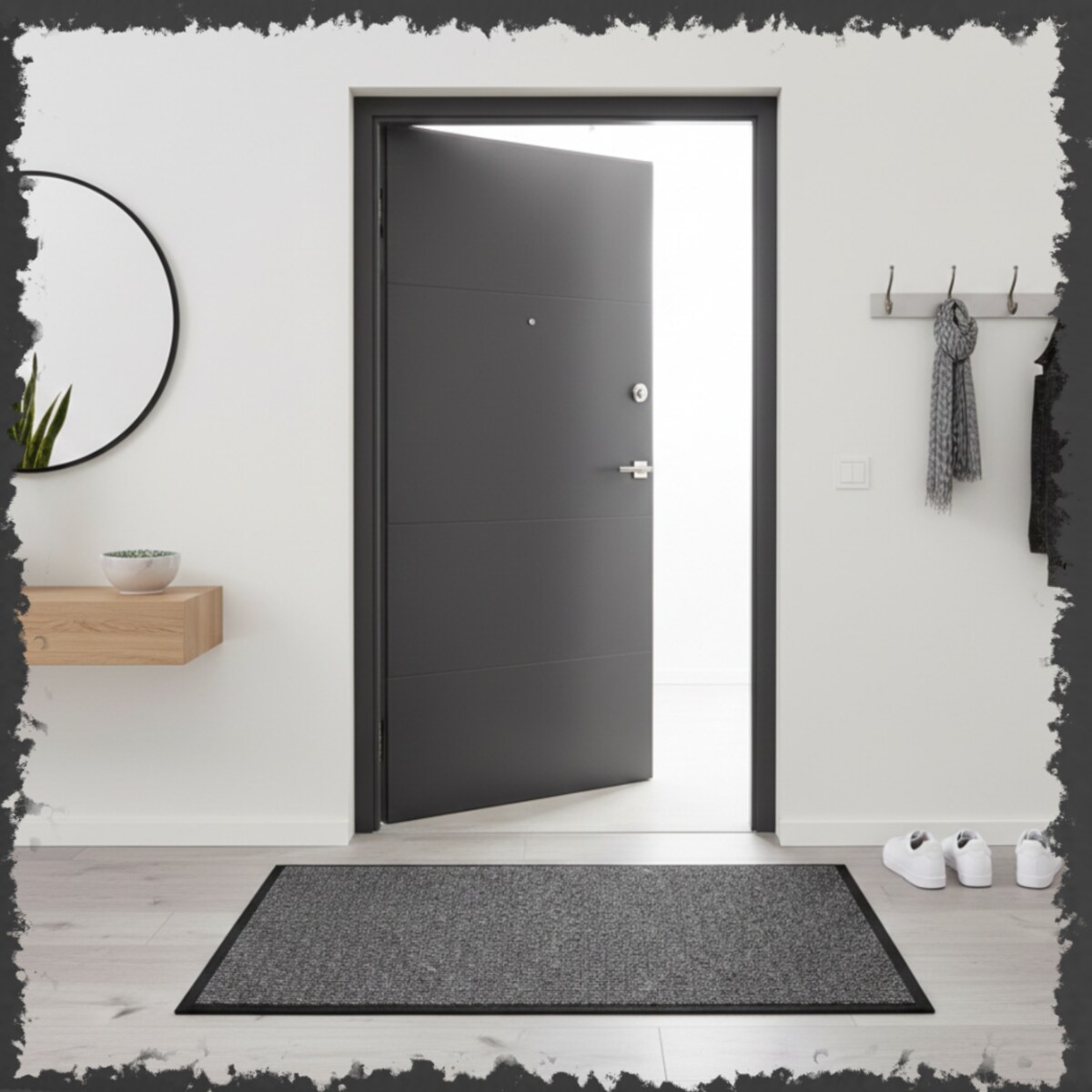 Wycieraczka pod drzwi 60X90 wejściowa gumowa mata antypoślizgowa zewnętrzna