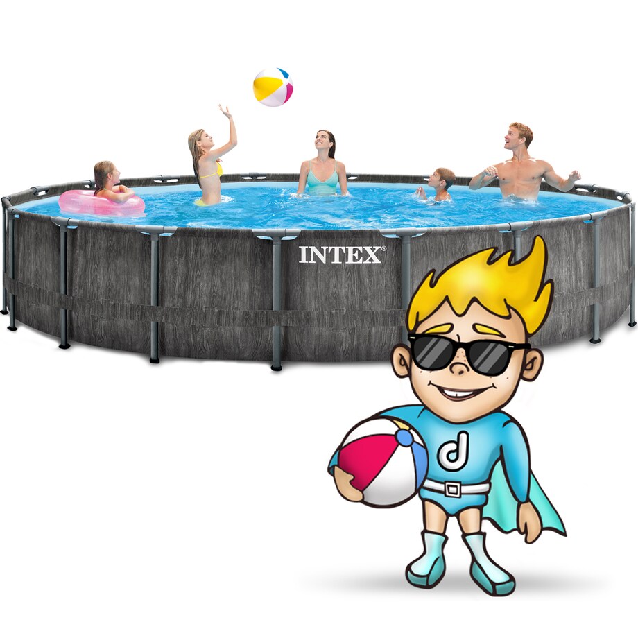 Basen stelażowy z pompą 18w1 549x122cm Intex 26744